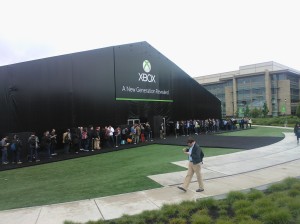 The Xbox Announce, the Tent.